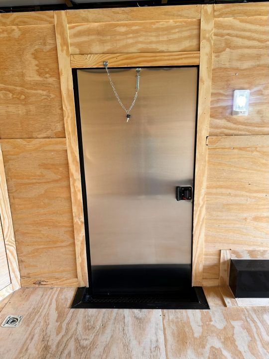 New 2026 Luxe 8.5x16 Car Hauler-5200 Torsion- White poly- Blackout- Enclosed Trailer