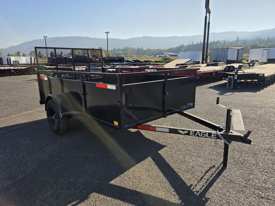 New 2026 Eagle 6x10 Falcon Utility Trailer w/ 24" Sidewalls 3K GVWR