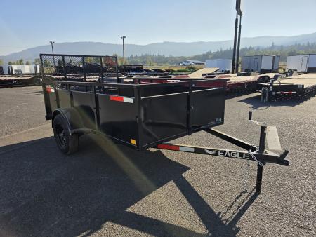 New 2026 Eagle 6x10 Falcon Utility Trailer w/ 24" Sidewalls 3K GVWR