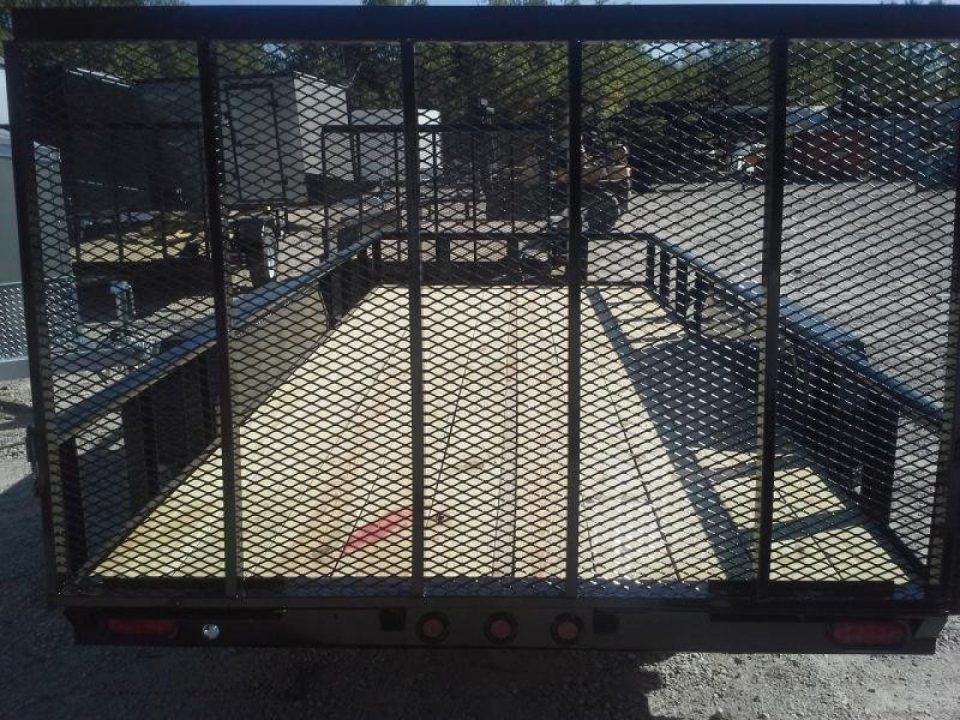 New 2026 MEB 77" x 16' Utility Trailer with Ramp Gate – 7K GVWR