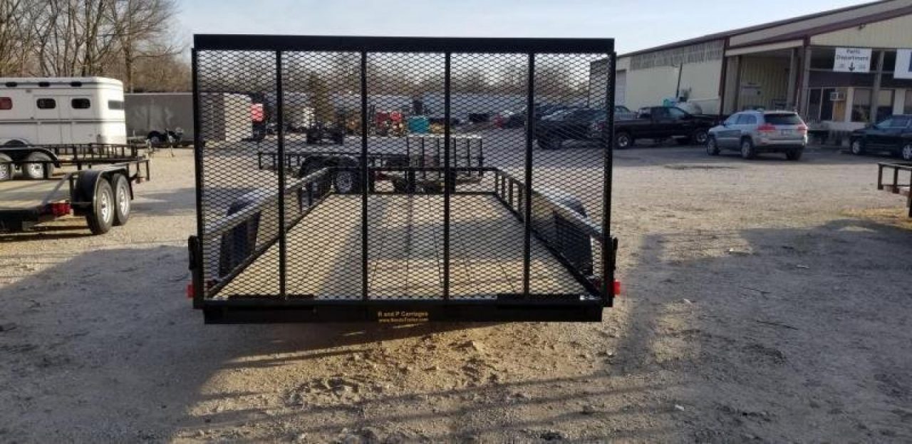 New 2026 MEB 77" x 16' Utility Trailer with Ramp Gate – 7K GVWR