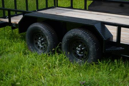 New 2026 MEB 77" x 16' Utility Trailer with Ramp Gate – 7K GVWR