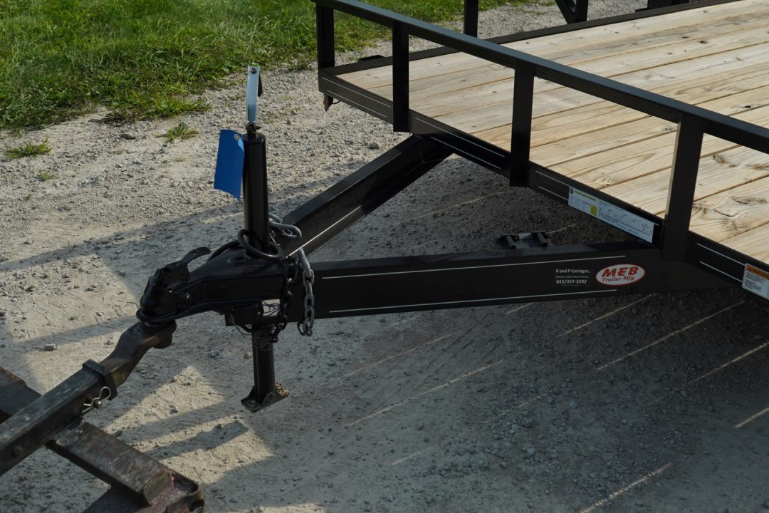 New 2026 MEB 77" x 16' Utility Trailer with Ramp Gate – 7K GVWR