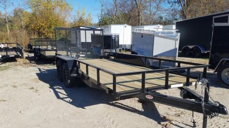 New 2026 MEB 77  x 16' Utility Trailer with Ramp Gate – 7K GVWR