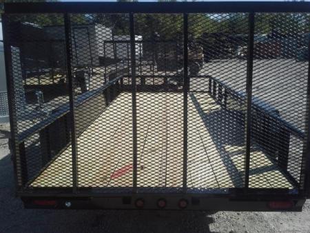 New 2026 MEB 77" x 16' Utility Trailer with Ramp Gate – 7K GVWR