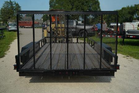 New 2026 MEB 77" x 16' Utility Trailer with Ramp Gate – 7K GVWR