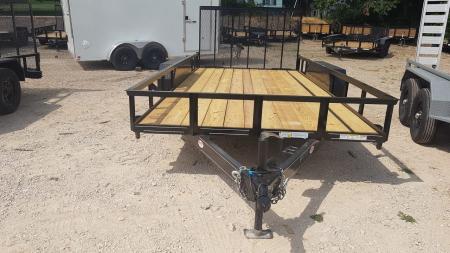 New 2026 MEB 83" x 16' Utility Trailer with Ramp Gate – 7K GVWR