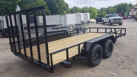 New 2026 MEB 83" x 16' Utility Trailer with Ramp Gate – 7K GVWR