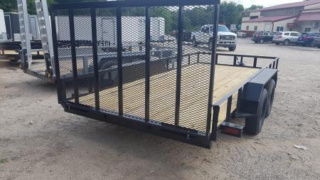 New 2026 MEB 83" x 16' Utility Trailer with Ramp Gate – 7K GVWR