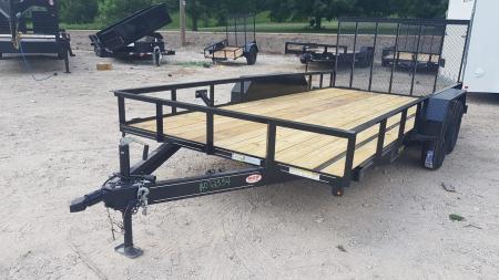 New 2026 MEB 83" x 16' Utility Trailer with Ramp Gate – 7K GVWR