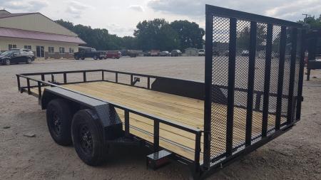 New 2026 MEB 83" x 16' Utility Trailer with Ramp Gate – 7K GVWR