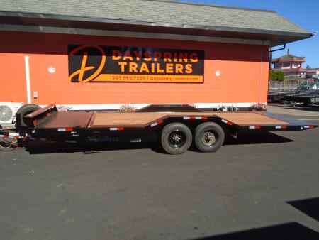 New 2027 Versatile Trailers 8X24 20K SPLIT TILT Flatbed Trailer