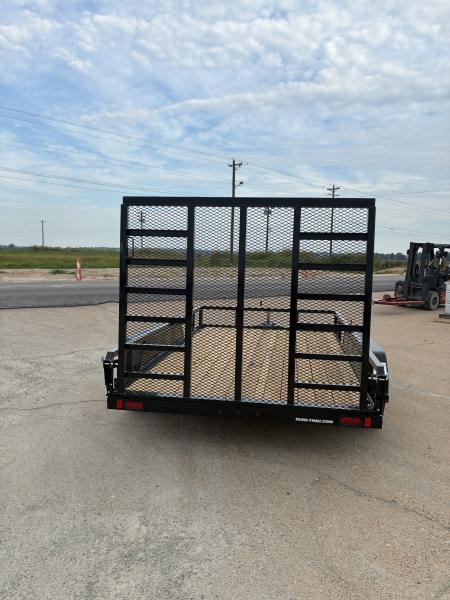 New 2027 Sure-Trac ST-UTT8212-070 82x12 Tube Top (7K) Utility Trailer