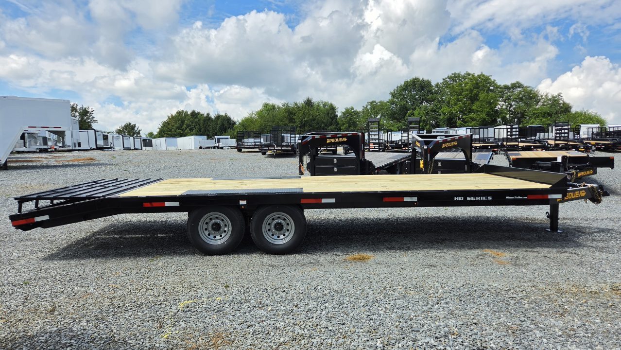 New 2027 Pequea Trailers HDDO 24' LEVELER Deckover Trailer