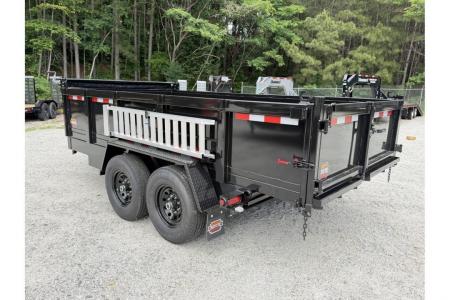 New 2027 Covered Wagon Trailers D-7X14X2X14-T Dump Trailer