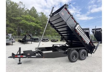 New 2027 Covered Wagon Trailers D-7X14X2X14-T Dump Trailer