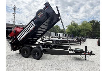 New 2027 Covered Wagon Trailers D-7X14X2X14-T Dump Trailer