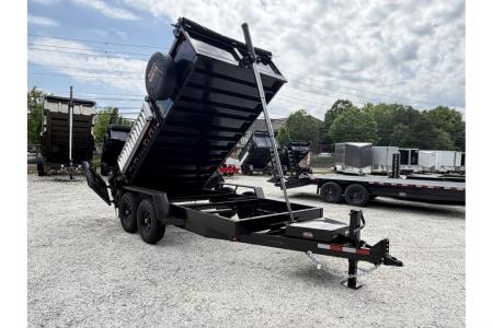 New 2027 Covered Wagon Trailers D-7X14X2X14-T Dump Trailer