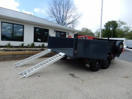 New 2027 Covered Wagon Trailers D-7X14X2X14-T Dump Trailer