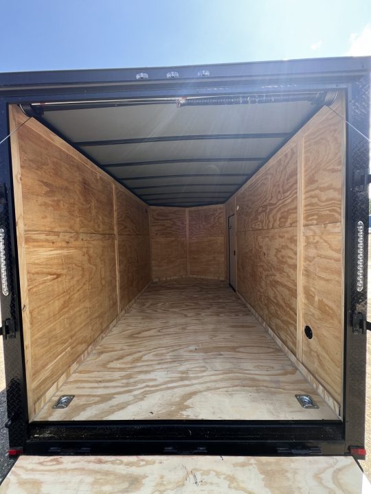 New 2026 Panther Cargo 7x14 +2ft V-Nose /.080 Polycore /Blackout Package - 7000GVW