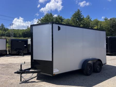 New 2026 Panther Cargo 7x14 +2ft V-Nose /.080 Polycore /Blackout Package - 7000GVW