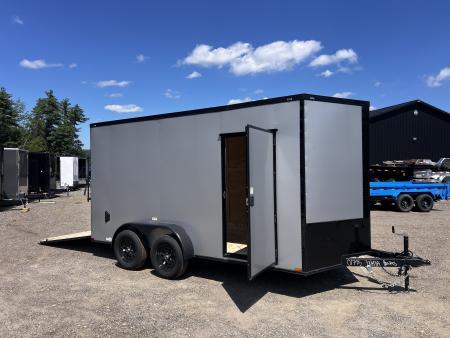 New 2026 Panther Cargo 7x14 +2ft V-Nose /.080 Polycore /Blackout Package - 7000GVW