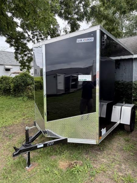 New 2027 US Cargo 6 x 10 Enclosed Trailer Ramp Door with 6FT 6IN INTERIOR - Screwless Exterior w/Upgraded Options