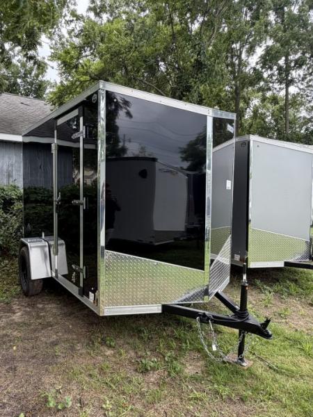 New 2027 US Cargo 6 x 10 Enclosed Trailer Ramp Door with 6FT 6IN INTERIOR - Screwless Exterior w/Upgraded Options