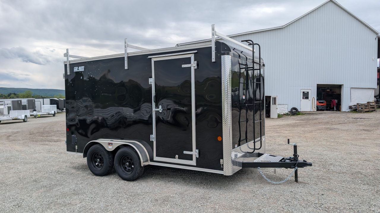 New 2026 Car Mate 7x16 HD Custom Contractor Trailer w/ Barn Doors