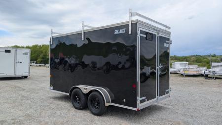New 2026 Car Mate 7x16 HD Custom Contractor Trailer w/ Barn Doors