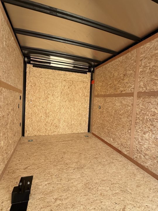 New 2027 US CARGO 7 X 16 Enclosed Trailer with Ramp AND 7FT INTERIOR - BLACK OUT TRIM !!