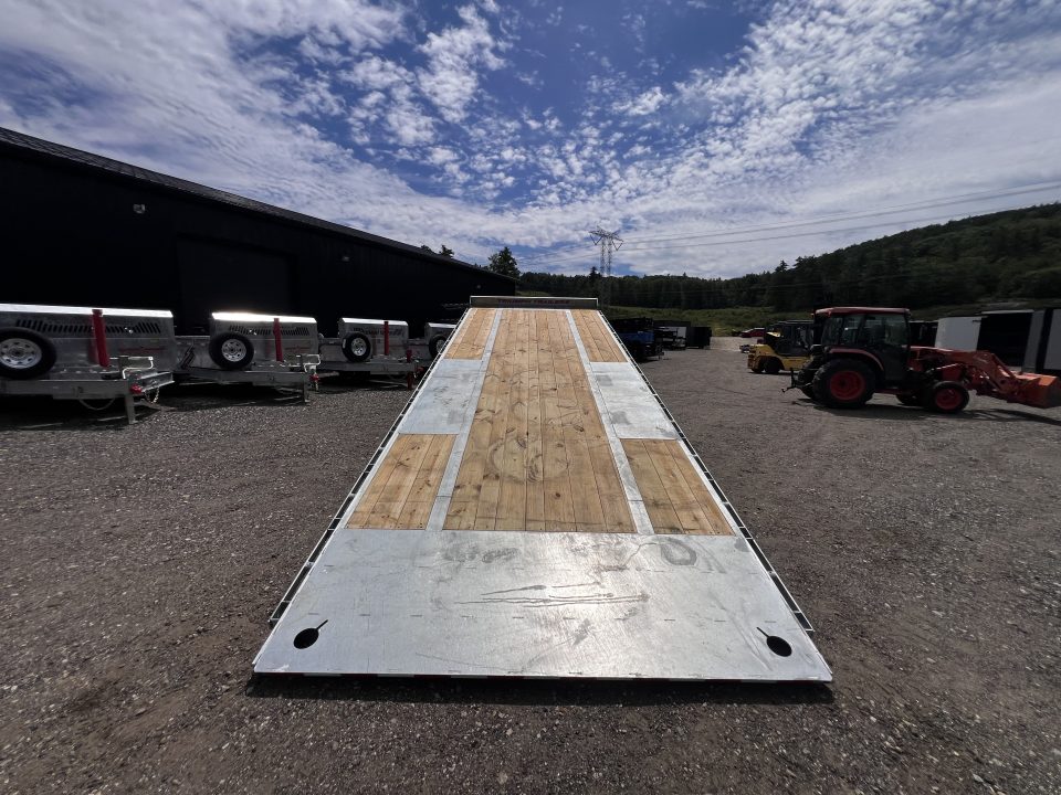 New 2027 Triumph galvanized 102x24 full power tilt deckover/12'' I-Beam/ Hydro Jacks / Wireless Remote & spare tire- 20k GVW