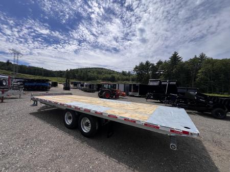 New 2027 Triumph galvanized 102x24 full power tilt deckover/12'' I-Beam/ Hydro Jacks / Wireless Remote & spare tire- 20k GVW