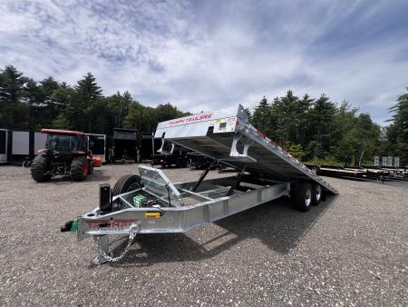 New 2027 Triumph galvanized 102x24 full power tilt deckover/12'' I-Beam/ Hydro Jacks / Wireless Remote & spare tire- 20k GVW