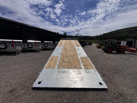 New 2027 Triumph galvanized 102x24 full power tilt deckover/12'' I-Beam/ Hydro Jacks / Wireless Remote & spare tire- 20k GVW