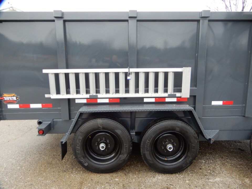 New 2027 Covered Wagon 7x14 Dump, 4' Sides, 7K axles