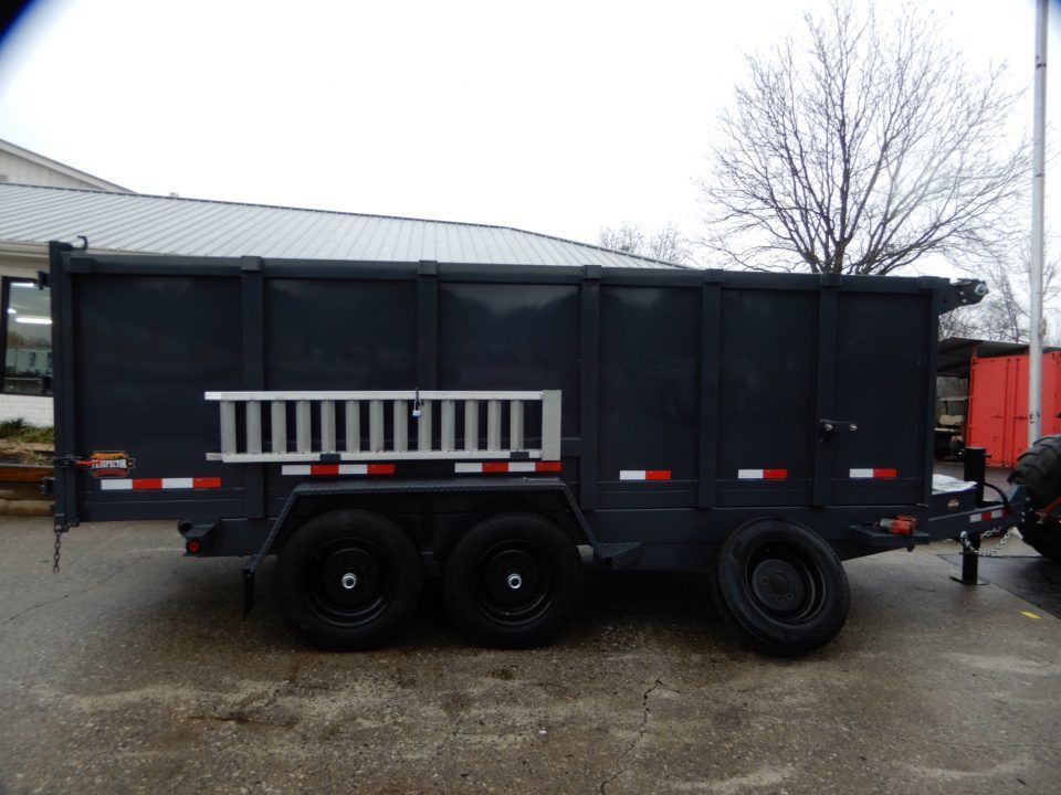 New 2027 Covered Wagon 7x14 Dump, 4' Sides, 7K axles