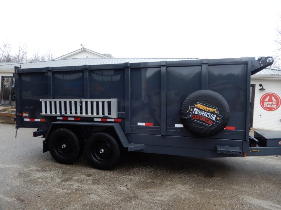 New 2027 Covered Wagon 7x14 Dump, 4' Sides, 7K axles