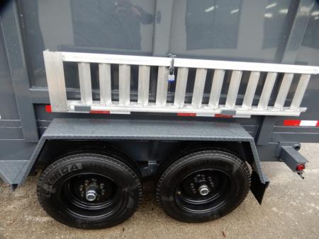 New 2027 Covered Wagon 7x14 Dump, 4' Sides, 7K axles