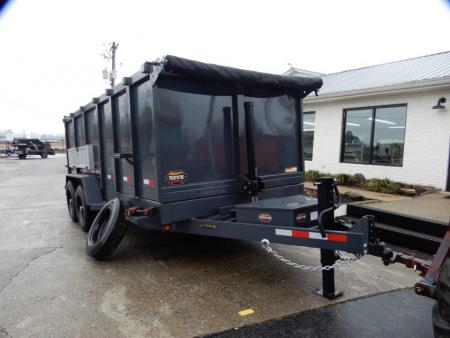 New 2027 Covered Wagon 7x14 Dump, 4' Sides, 7K axles