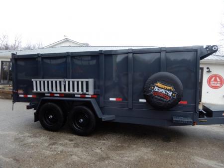 New 2027 Covered Wagon 7x14 Dump, 4' Sides, 7K axles