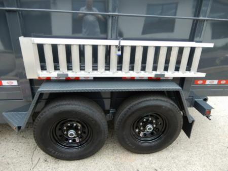 New 2027 Covered Wagon 7x14 Dump, 4' Sides, 7K axles