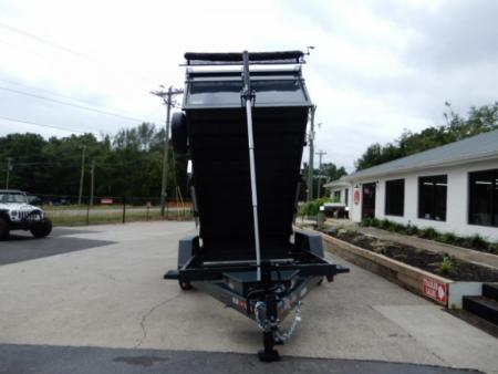 New 2027 Covered Wagon 7x14 Dump, 4' Sides, 7K axles