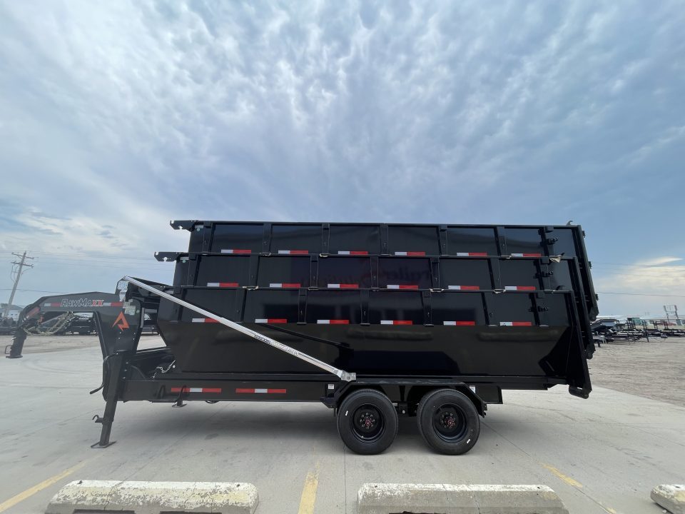 New 2027 RawMaxx RDX20GN20K Dump Trailer