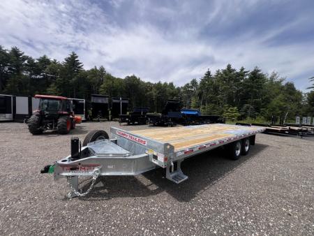 New 2027 Triumph galvanized 102x24 full power tilt deckover/12'' I-Beam/ Hydro Jacks / Wireless Remote & spare tire- 20k GVW