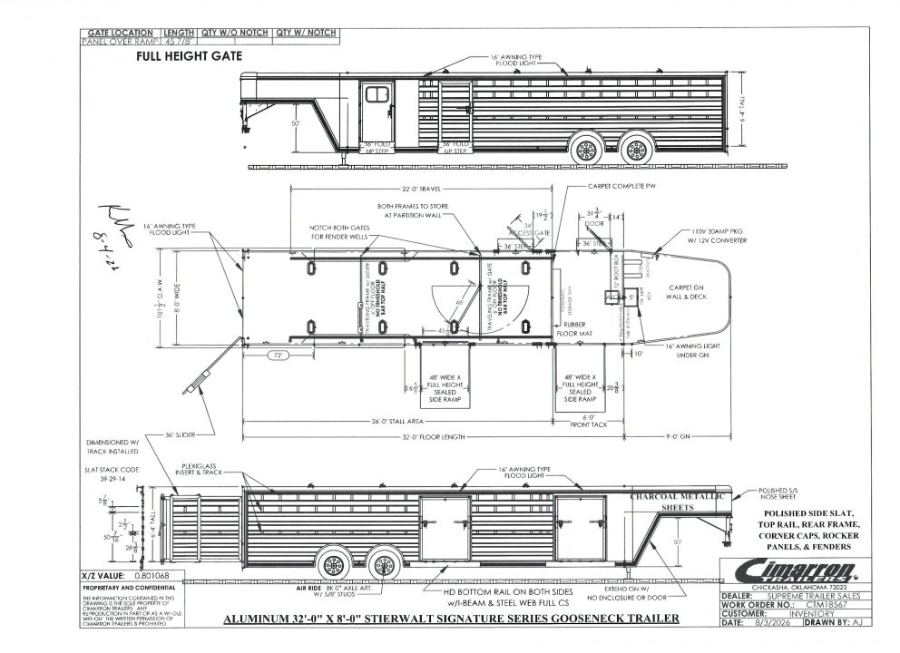 New 2027 Cimarron Stierwalt 567