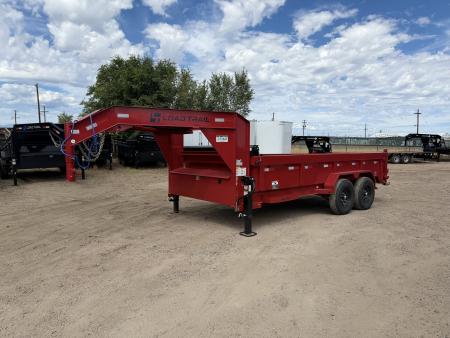 New 2027 Load Trail 7-16 Gooseneck Dump W/ 7 Gauge Floor 7K Axles