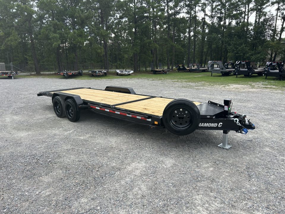 New 2027 Diamond C HDT208 Tilt Trailer, 82X22 ( 16+6 ), Straight Axle , Better Ground Clearance