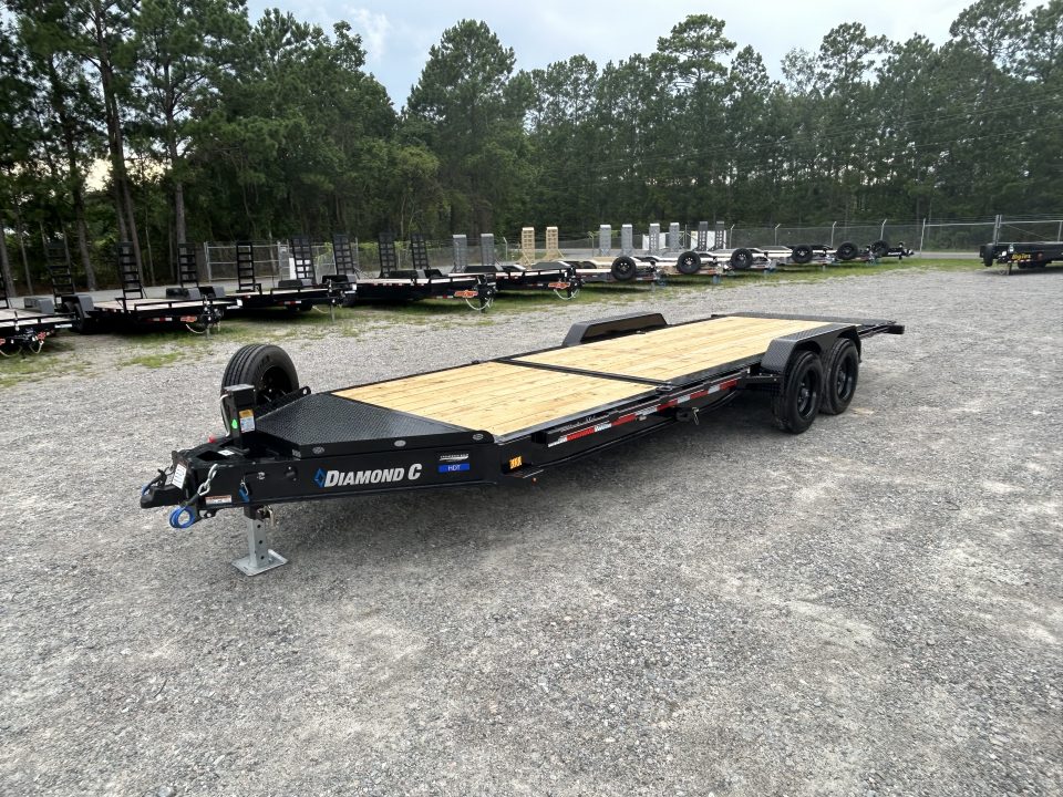 New 2027 Diamond C HDT208 Tilt Trailer, 82X22 ( 16+6 ), Straight Axle , Better Ground Clearance