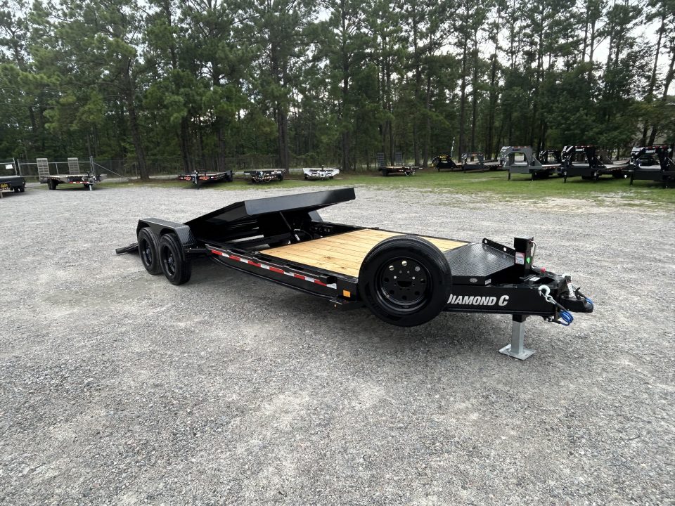 New 2027 Diamond C HDT208 Tilt Trailer, 82X22 ( 16+6 ), Straight Axle , Better Ground Clearance